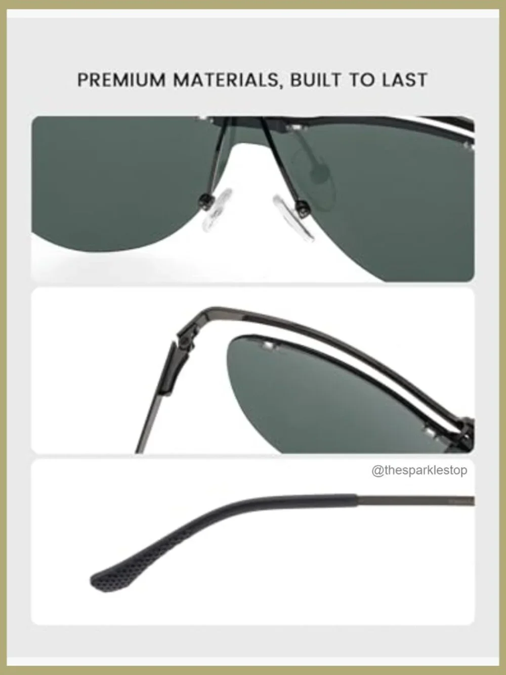 Stainless Steel Flip-Up Aviator Sunglasses Polarized Fit Over Glasses
